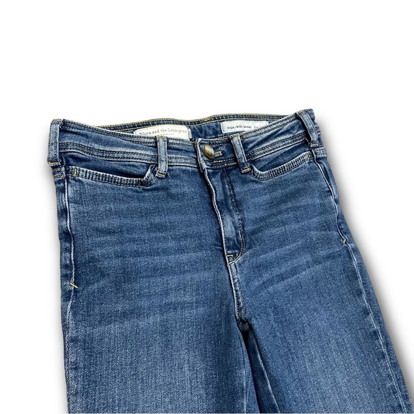 Pilcro and the Letterpress High Rise Skinny Jeans Blue Size 25 Measures 27x26 - Picture 4 of 8